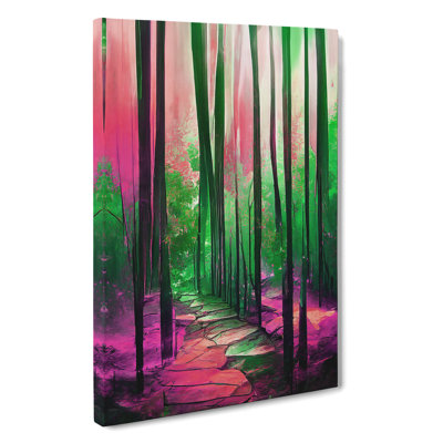 Forest Expressionism No.4 - Wrapped Canvas
