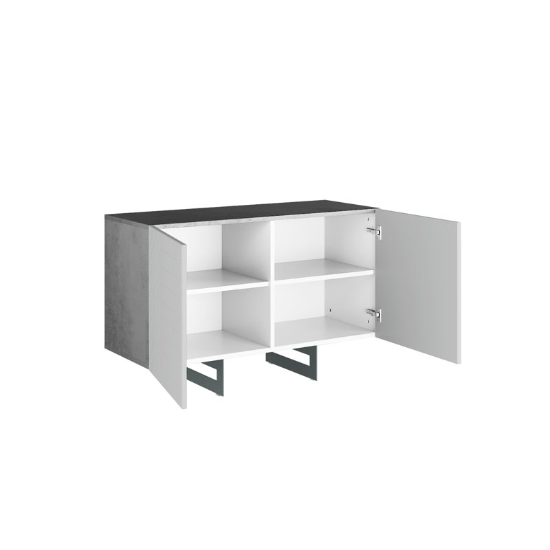 Faydean 110cm Sideboard, Concrete/Grey