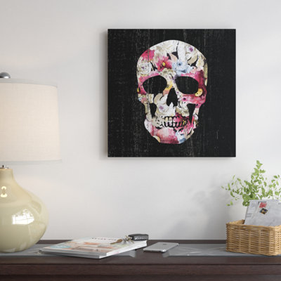 « pretty dead-crâne », impression sur toile