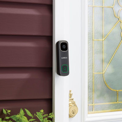Lorex 2K QHD Wired Smart Video Doorbell with Person Detection