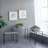 Set Of 3 The Gilbert Nesting Tables Metal Plant Stand, L:24X14x26" M:21.5X11.5X23" S:19X9x20"
