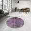 Tapis oriental rose / noir Huguenot-544203845