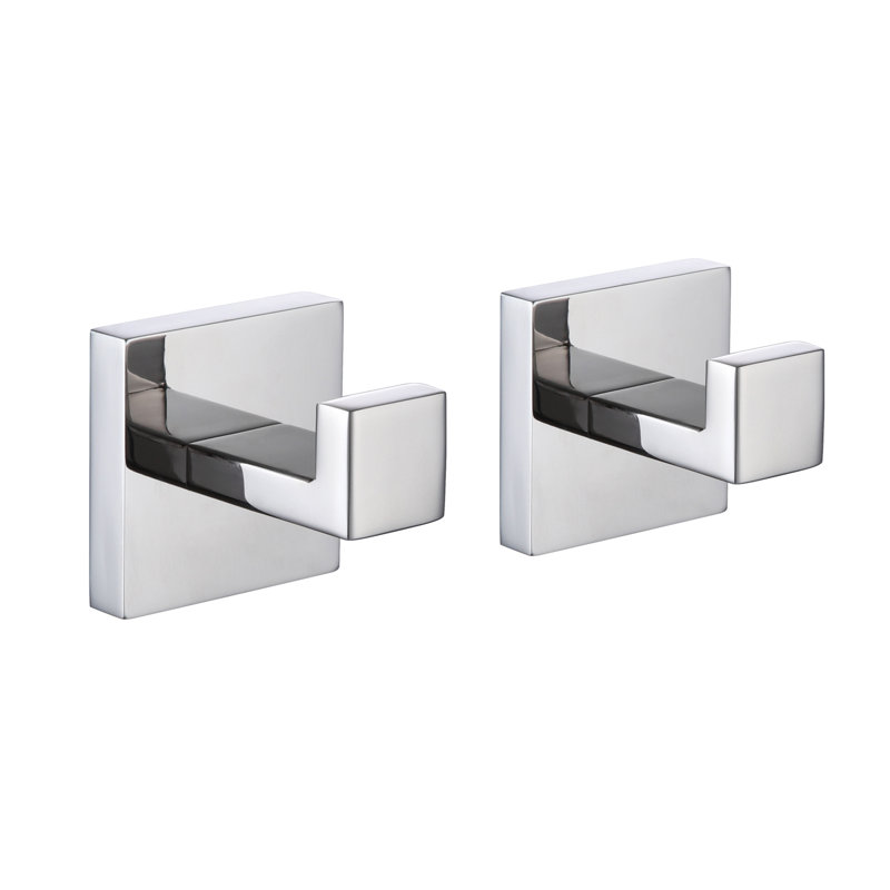 Porte-peignoir mural, Chrome poli