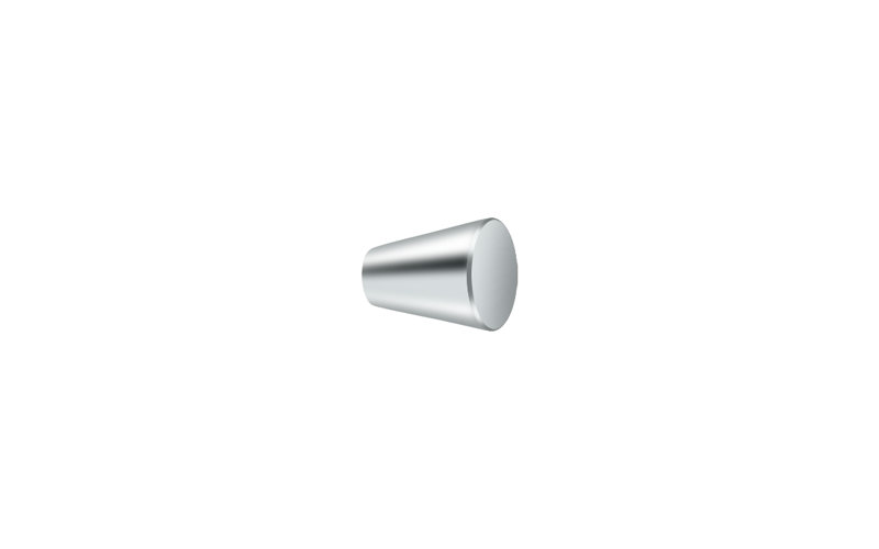 Conical Knob, Polished Chrome, 1"