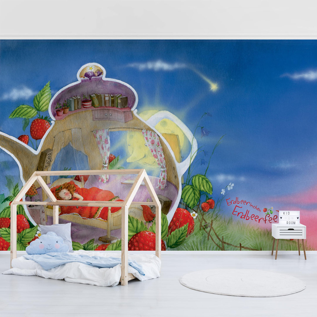 Strukturierte Tapete Evie the Strawberry Fairy – Sweet Dreams! 1,9 m x 288 cm