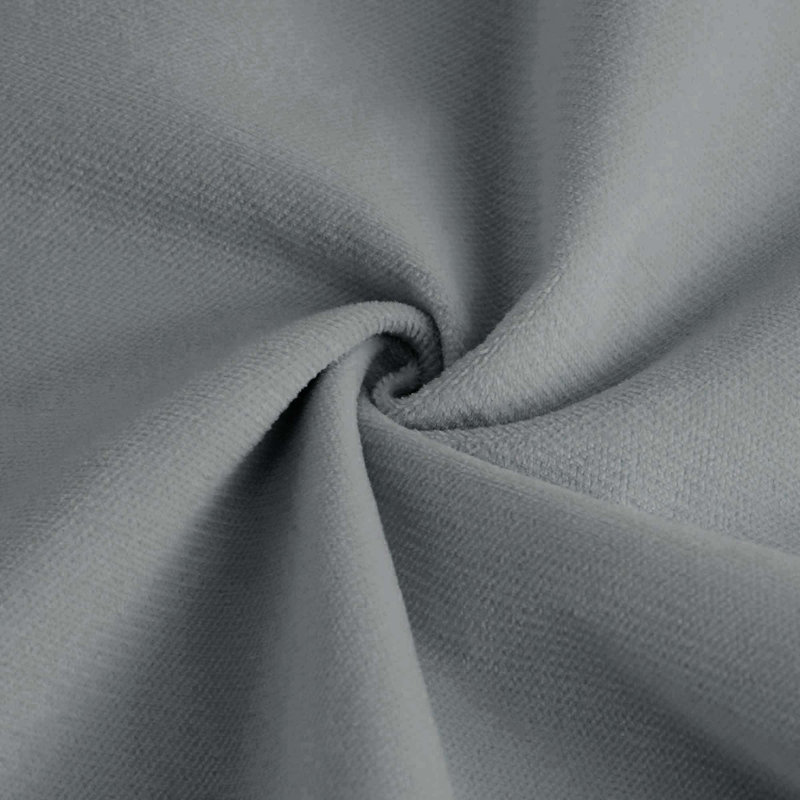 CanapÃ© moderne extra-large avec coussins de soutien et coussins dÃ©coratifs, Velours gris velours, 35" H x 130" W x 37" D