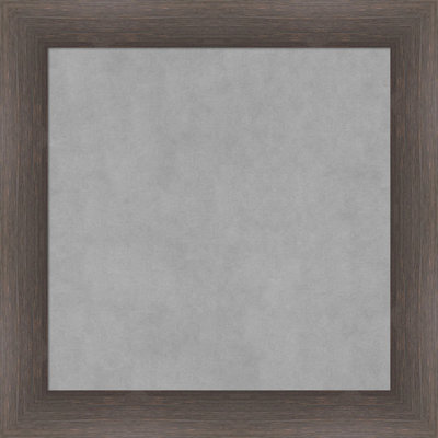 Tableau magnétique à cadre en bois franc chocolat