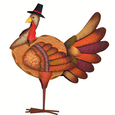 The Amish Furniture Company Happy Thanksgiving - Buffalo Check Decorative  Accent