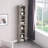8-Layer Adjustable Bookshelf With Wavy Border -Thin Tall & Narrow Display Shelf For Home Office, Multifunctional Storage-525830544