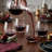 4-Piece Stemless Etched Drinking Red Wine Glasses