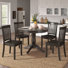 Alexa-Mae 4 - Person Solid Wood Top Pedestal Dining Set