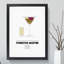 Pornstar Martini Cocktail - Picture Frame Typography-62804005-62804004