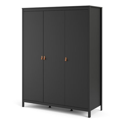 Cynteria 3 Door Manufactured Wood Wardrobe