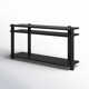 Hepburn 3 Shelf Wood Console Table