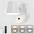 360° Rotation Led Rechargeable Battery Operated Wall Sconce With Remote-122353355