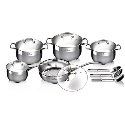 13 - Piece Stainless Steel Cookware Set