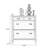 White Solid wood Shoe Storage