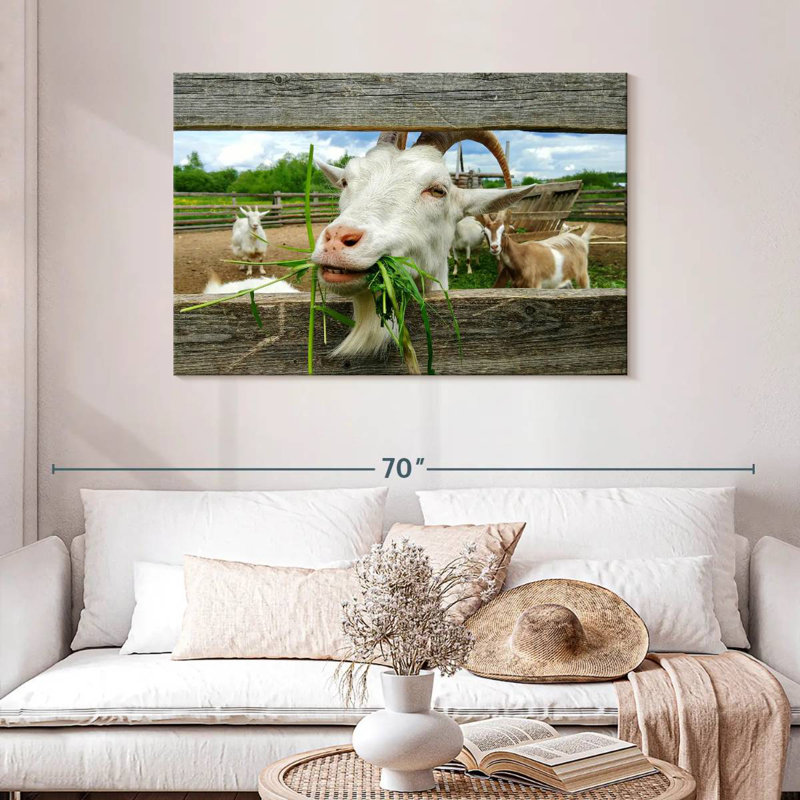 Euphoric Goat, 30" H x 45" W
