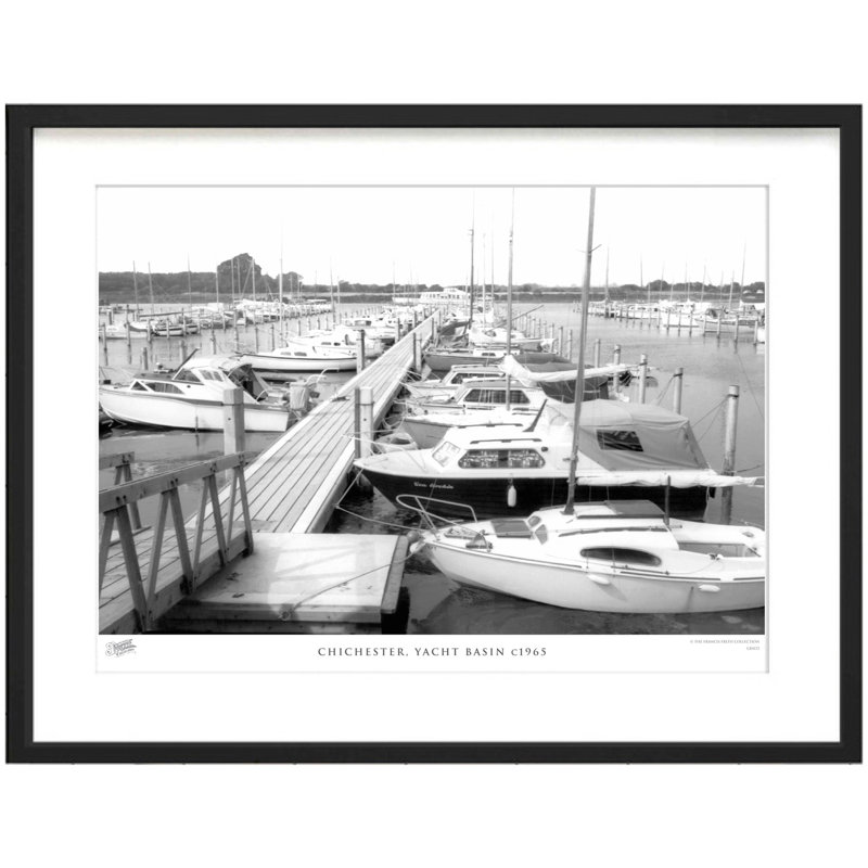 Chichester, Yacht Basin C1965 by Francis Frith - Single Picture Frame Print, 45cm H x 60cm W x 2.3cm D