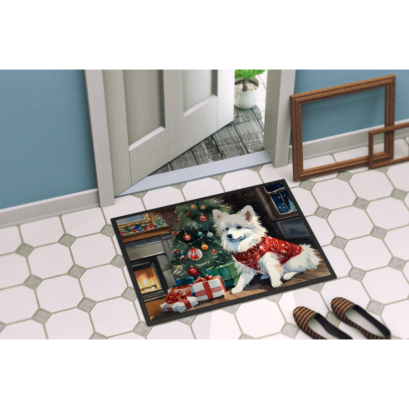 Tapis d'entrée antidérapant Jazeer, L 18 po x L 27 po