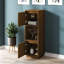 Highboard 38X35x117 Cm Solid Wood Pine-1606436328