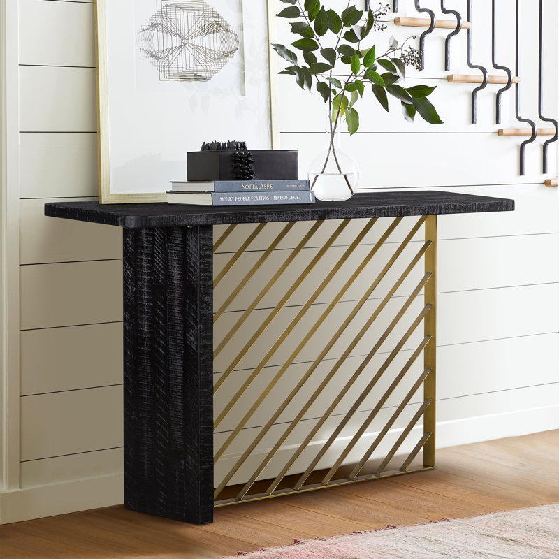 47'' Solid Wood Top Console Table