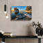 Art mural en verre Highland Dunes «Wolfes Neck Winter» par Rick Berk-126684459