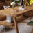 Oak Rectangular Solid Wood desk-109474366