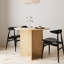 Bimossa Linet 4-Seater Round Dining Table, Modern Scandinavian Kitchen & Living Room Table with Compact Wooden Design, Small Round Table, Ready to Assemble-119050539