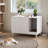 Modern Cat Litter Box Enclosure With Cat Scratching Board, Hidden Cat Litter Box Furniture Storage Cabinet-1353222173