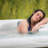 Buenospa New York 6 - Person 49 - Jet Acrylic Square Hot Tub with Ozonator and Cover in White