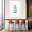 «Aqua Apothecary Bottle», reproduction d'art abstrait rétro-129898576