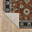 Tapis oriental rouille / gris à bordure Edgette-1960953981