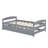 Twin Size Platform Bed With Trundle-475478444