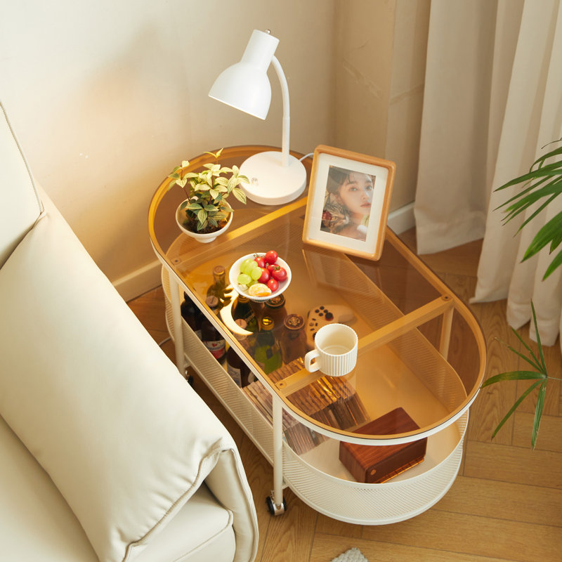 Table basse ovale