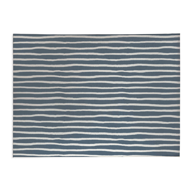 Paillasson intérieur Spinal Row, Bleu, L 60 po x L 84 po
