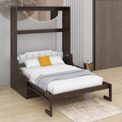 Grand lit escamotable avec coussin