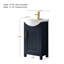 Meuble-lavabo simple 20 po avec plateau en céramique Boesch-2099605539