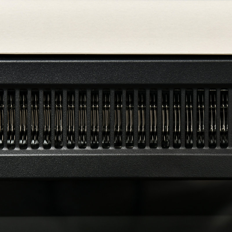 Foyer électrique 32 po avec capacité de chaleur de 1400 W, simulation de flamme à DEL, protection contre la surchauffe, télécommande, blanc, chaleur pour la sortie de la maison, fonction d'illusion, ajout de chaleur