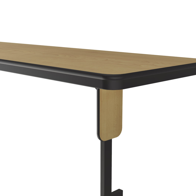 Rectangle Modular Training Table, Fusion Maple, 29" H x 96" W x 24" D