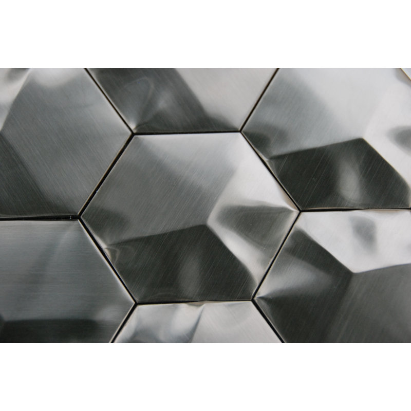 3 in. x 3 in. Honeycomb Tile, Black