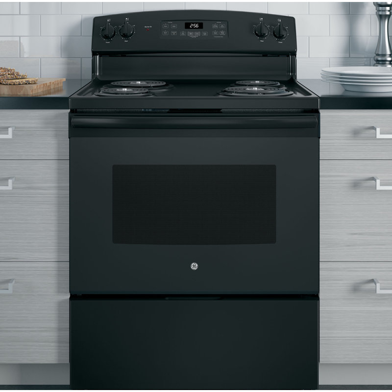 30" 5 cu. ft. Freestanding Electric Range, Black