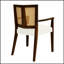 Ensemble de 2 chaises de salle à manger élégantes en rotin avec accoudoirs à dossier, confortables et durables pour les intérieurs modernes-1657818134-1657818135