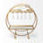 Cara Gold Bar Cart