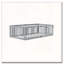 21.5"High Fence Railings Solid Wood  Floor Bed-95082350-95082351