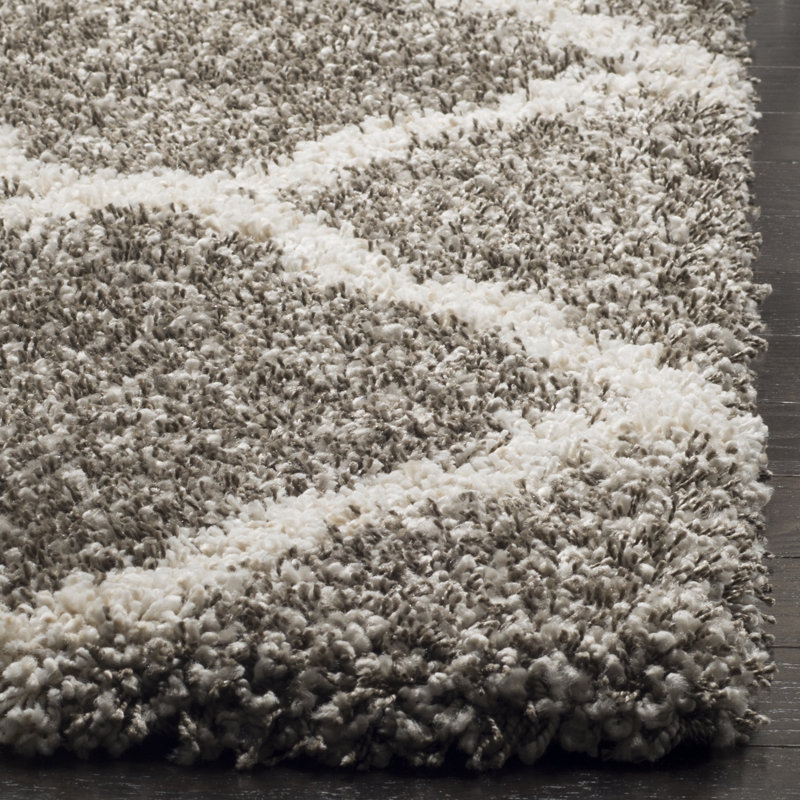 Tapis à poils longs Darrol Hudson, Rectangle de 9 pi x 12 pi