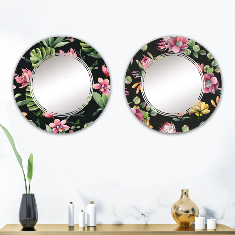 Ensemble de 2 miroirs sans cadre