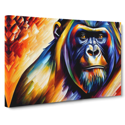 Gorilla Painting Vol.4 Abstract - Wrapped Canvas