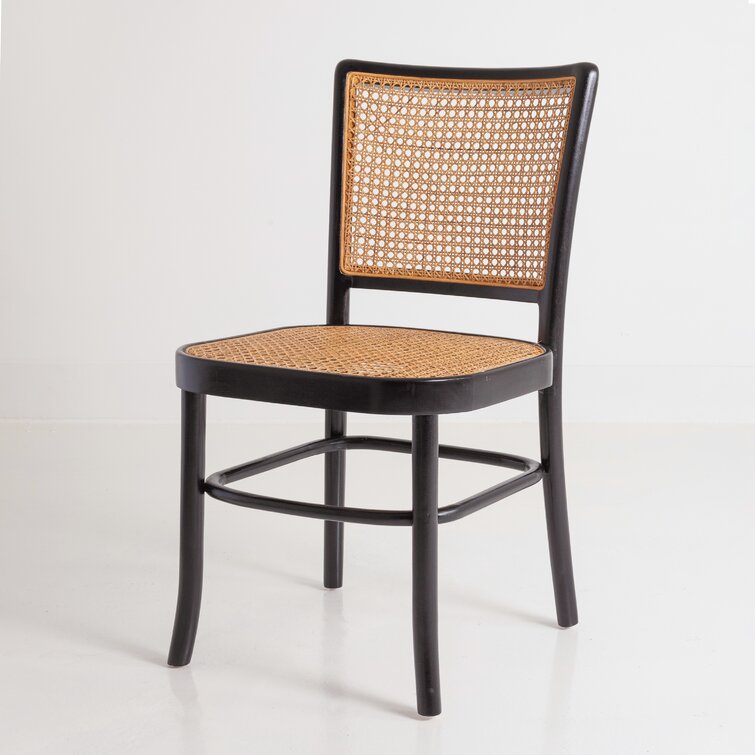 Joss & Main Alana Solid Side Wood Reviews | Cane Wayfair & Back Chair