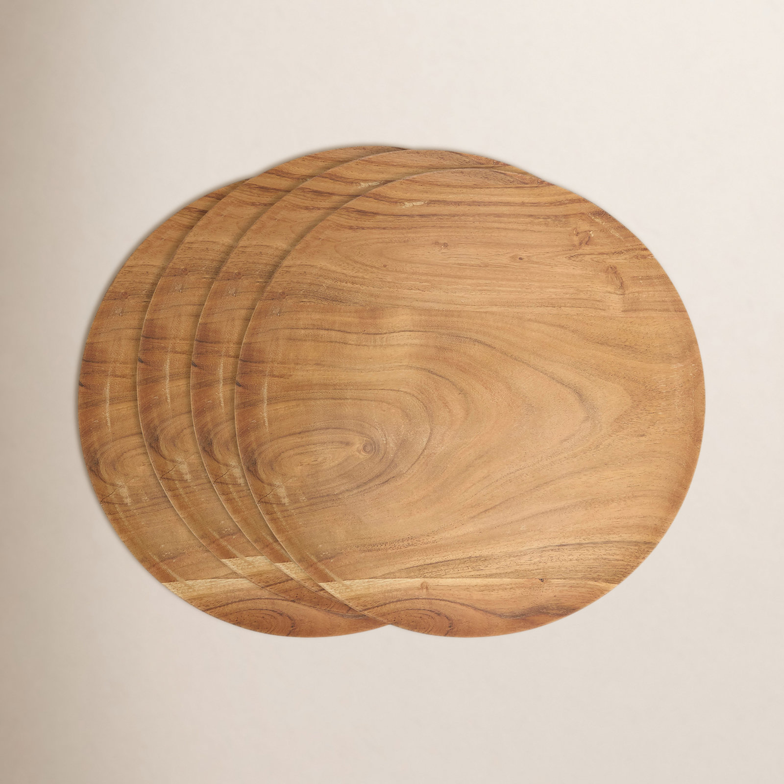 Sousplat Collection Sousplat Mango Wood Charger, Natural